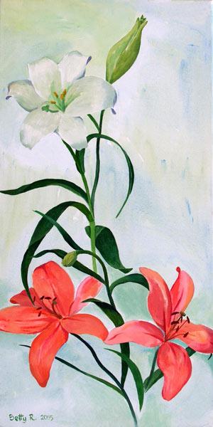  floral wall art decor, nature, flowers, israeli painting, painting for home design