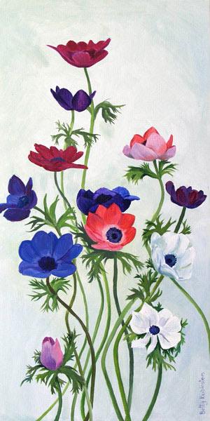 ציור אווירה לסלון, ציור לבית ומשרד, ציורים למכירה, ציור פרחים