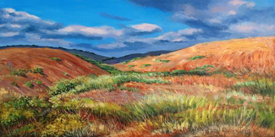 Landscape painting, home design, Betty Rubinstein gallery, israeli art