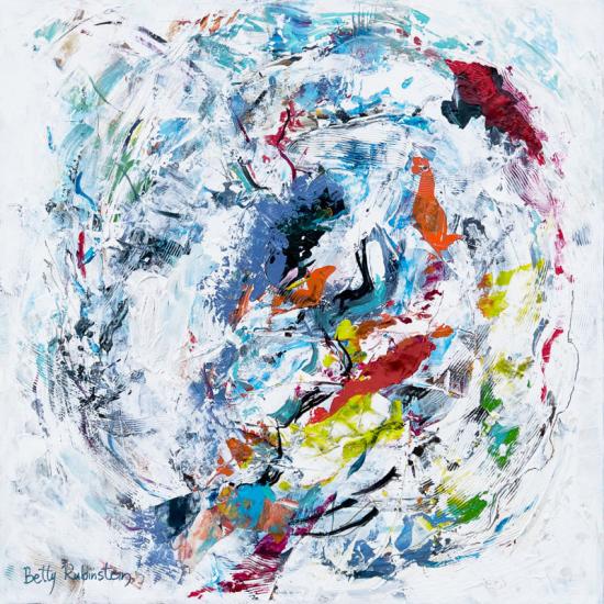 Betty Rubinstein, abstract art, interior design, colorful art, painting for home, 0526011528, abstract painting