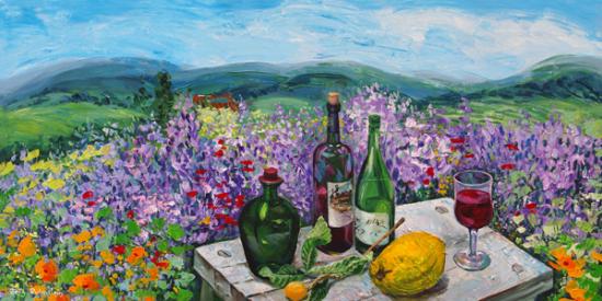 Landscape painting, home design, Betty Rubinstein gallery, israeli art, paintings on canvas, wall art