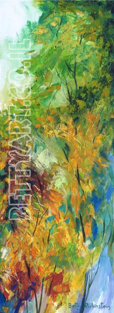 painting of Israeli landscape, abstract painting,mood painring on canvas, for home design 