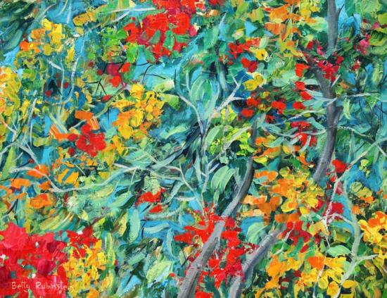 אבסטרקט, ציור אוירה, תמונות קנבס לסלון, ציור לסלון, ציור נוף ישראלי