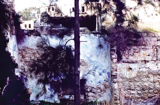 mixed media,israeli seascape